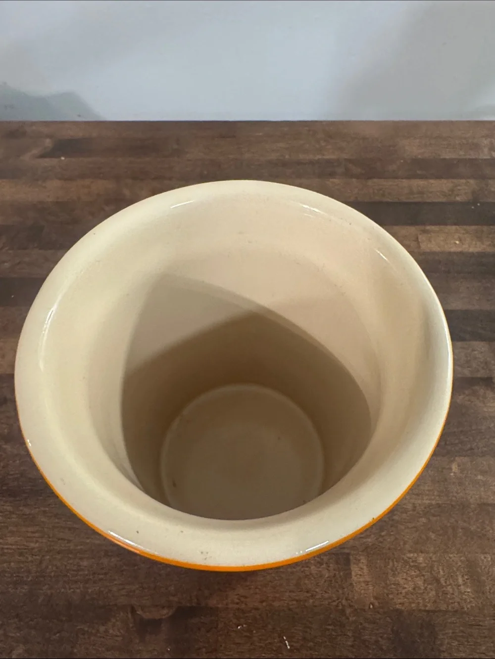 Le Creuset Gradient Stoneware Utensil Crock in Orange and Red